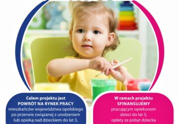 Plakat projektu "Opolskie dla rodziców i dzieci III"