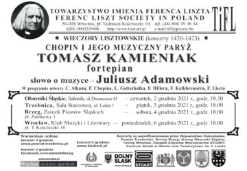Plakat Wieczoru Lisztowskiego