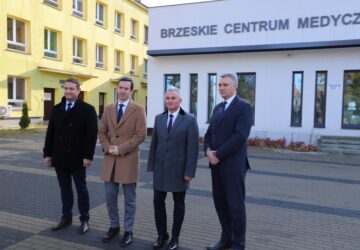 Spotkanie prasowe w brzeskim szpitalu