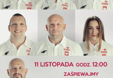 Plakat akcji "Niepodległa do Hymnu"