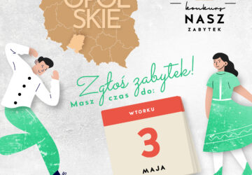 Plakat konkursu "Nasz Zabytek"
