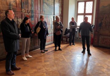 Odbiór końcowy prac konserwatorskich w Sali Rajców