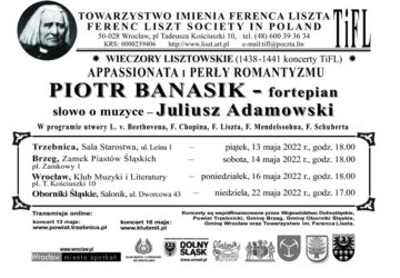 Zapraszamy na Wieczór Lisztowski